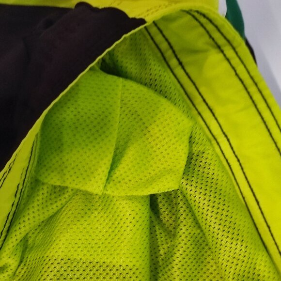 Nike dri-fit swim trunk black with green and yellow design men's size M - Picture 9 of 12